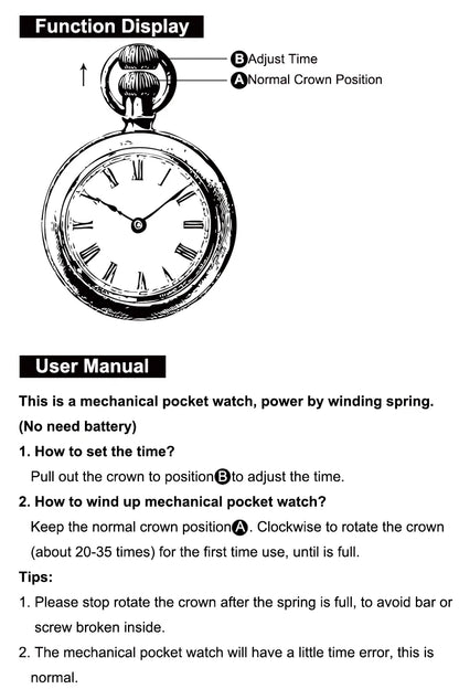 Hand Wind Mechanical Men Pocket Watch Luxury Gold Steampunk Necklace Chain Pendant Vintage Dress Fob Watches for Weeding Gift