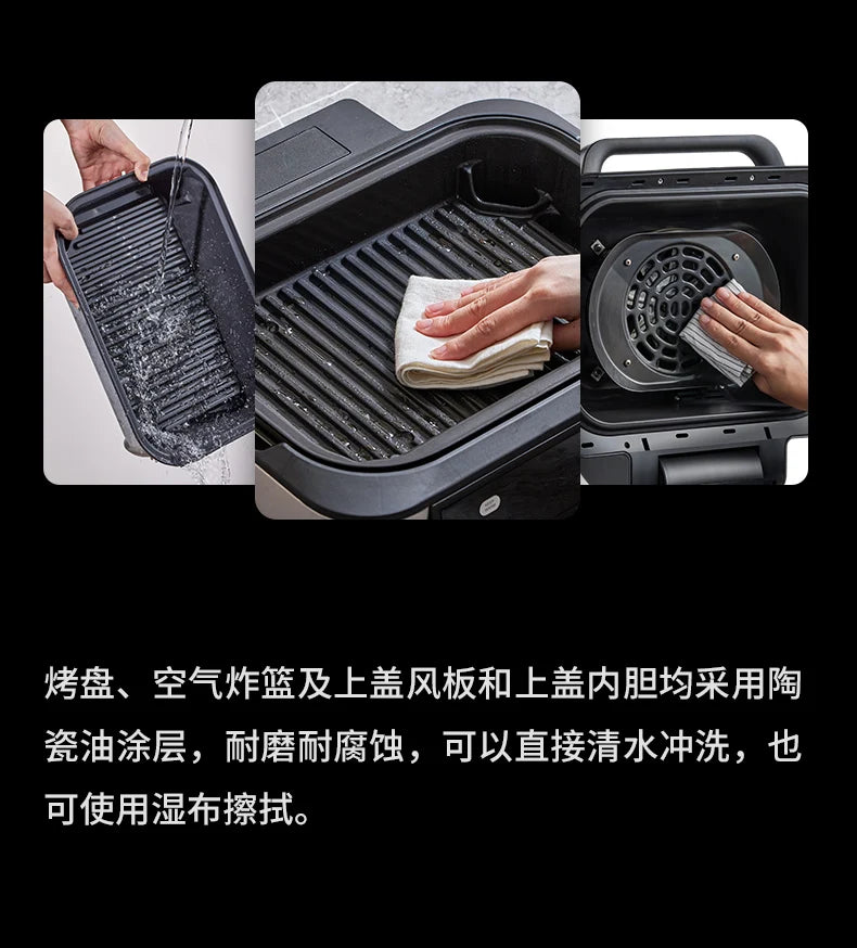 Steak Grill Machine Automatic High Temperature Oven Multi-functional Cooking Pot Kitchen Appliances Электрогриль شوايات كهربائية