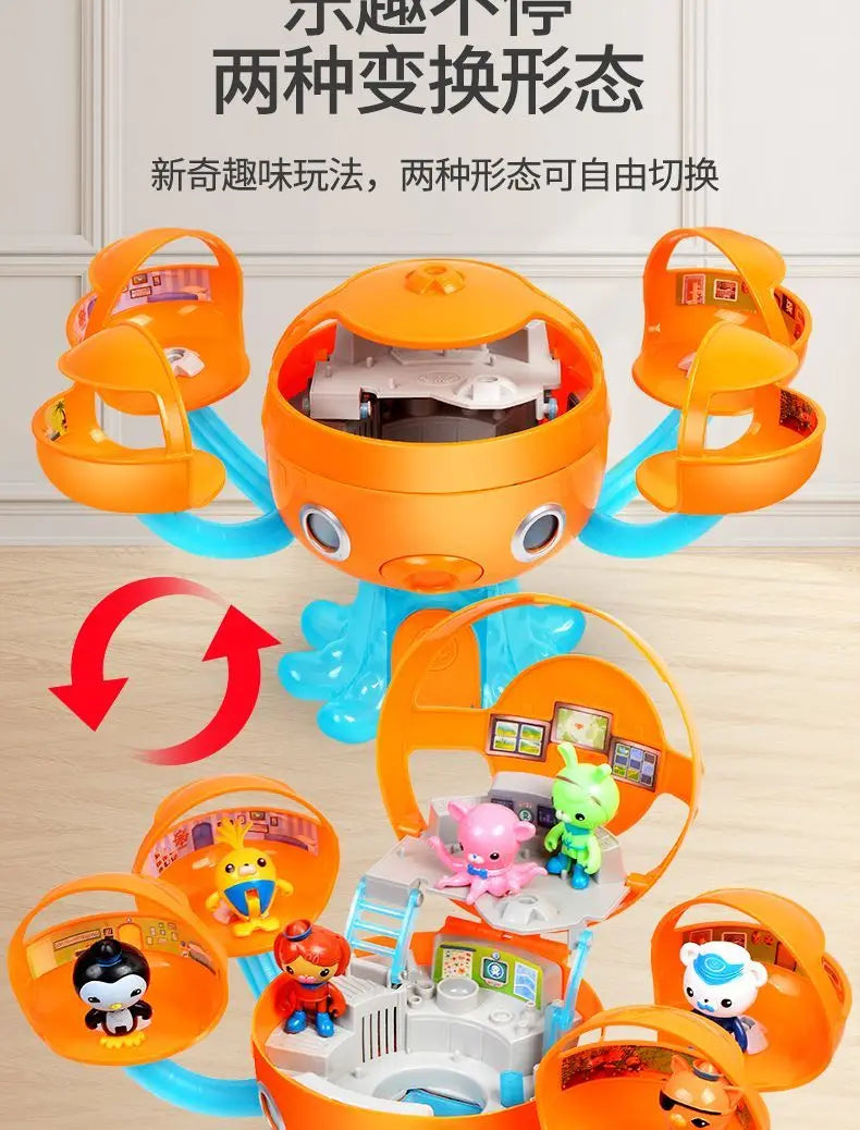 Original Octonauts All GUP Submarine Boat Vehicles Toys Action Figures  Kwazii Barnacles Peso Model Toy Children TV Cartoon Gift