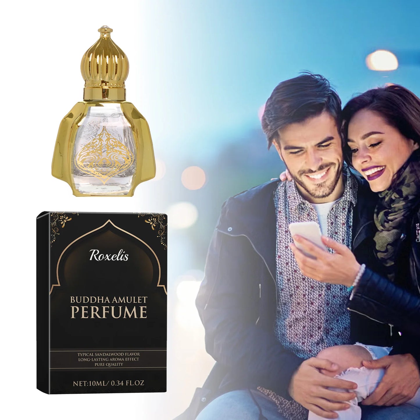 Roxelis Sandalwood Perfume Can Give Out Natural, Fresh, Charming and Elegant Fragrance for a Long Time.of Sandalwood Perfume