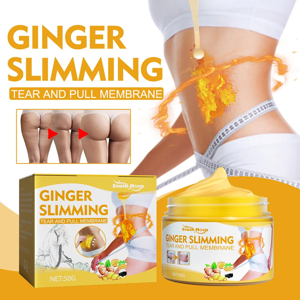 Ginger massage cream Body Slimming Fat Burner Weight Loss Products Anti Cellulite Beauty Health Abdominal Women Hot Dropshipping