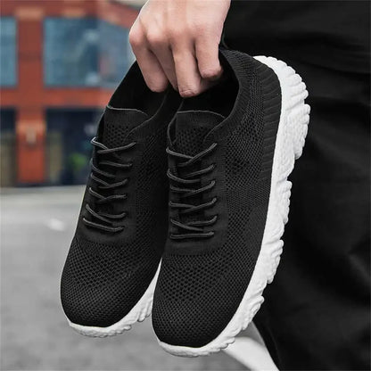 Thick Bottom Size 45 Men's Blue Sapatenis Casual Luxury Sneakers High Quality Size 45 Men Shoes Sports Trends Fit Kawaiis