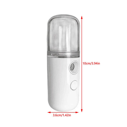 30ML Mini Facial Steamer Personal Nano Sprayer USB Nebulizer Humidifier Moisturizing Hydrating Women Beauty Skin Care Tool