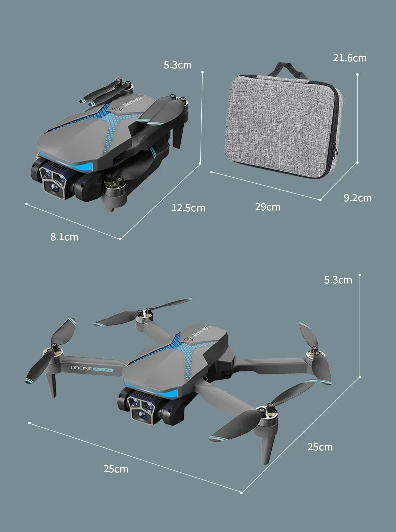 2024 New AE7 Mini Brushless Drone 8K HD Camera Drones Aerial Photography  Four Axis Aircraft Optical flow localization Rc Dron