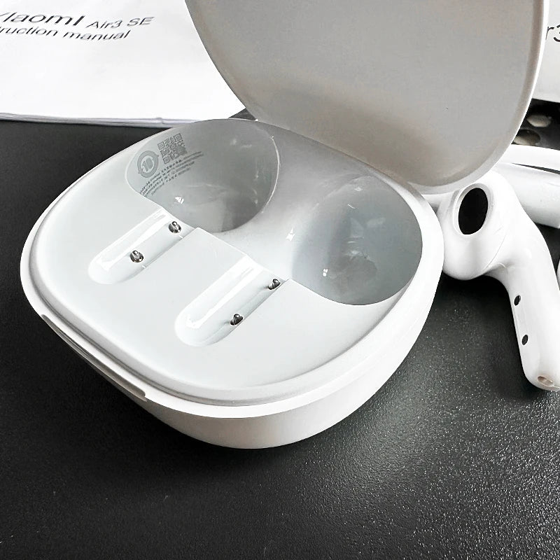 MIJIA Xiaomi Air3 SE White Fashion Bluetooth Earphones Chinese Version Ture Wireless Headset with Mic Touch Control Good Sound