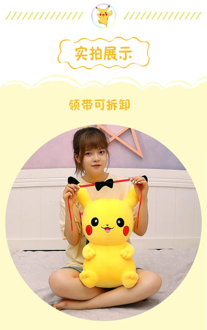 100cm Big Size Pokemon Large  Pikachu   Plush Toy Kawaii Stuffed Animal Soft Cartoon Doll Plushies Christmas Girls Gift