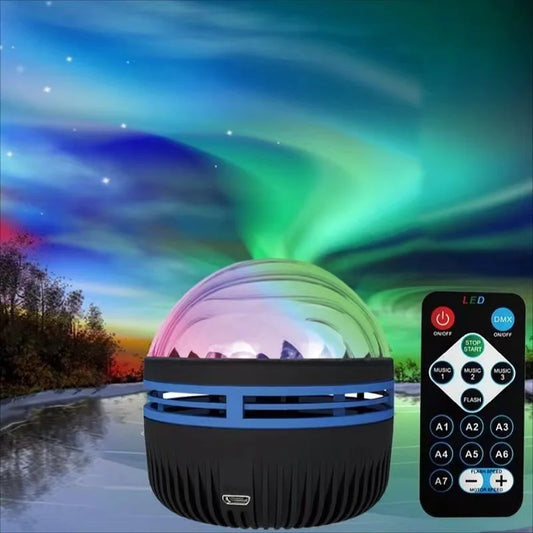 LED Galaxy Projector Light Colorful Galaxy Sky Projector Bedroom Night Light Sky Kids Room Decoration Christmas Party Decoration