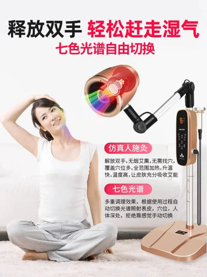 Moxibustion Fumigation Instrument Instrument Household Health Lamp Carry-on Acupuncture Moxa Boxes of Appliances