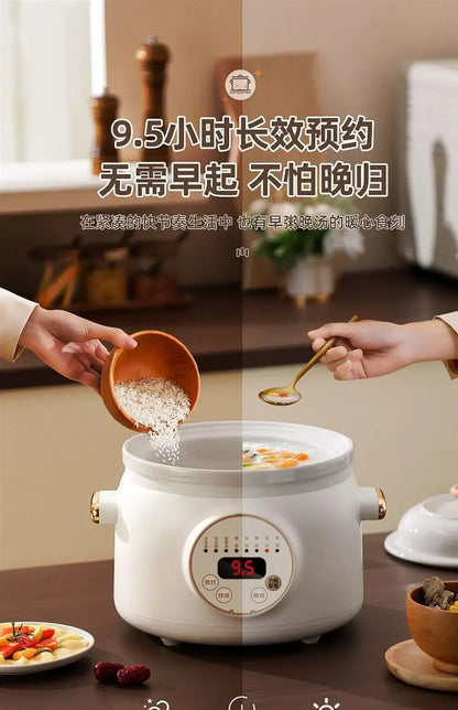 Electric stew pot household automatic new purple sand soup pot health electric casserole auxiliary cooking porridge pot