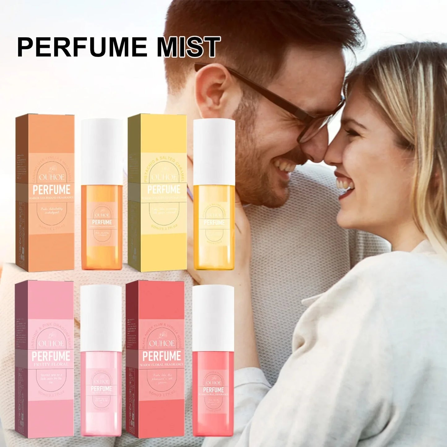 90ML Women's Perfume Spray Lasting Fragrance High Quality Amber Fragrance Delicate Luxury Eye-catching women's dating perfume