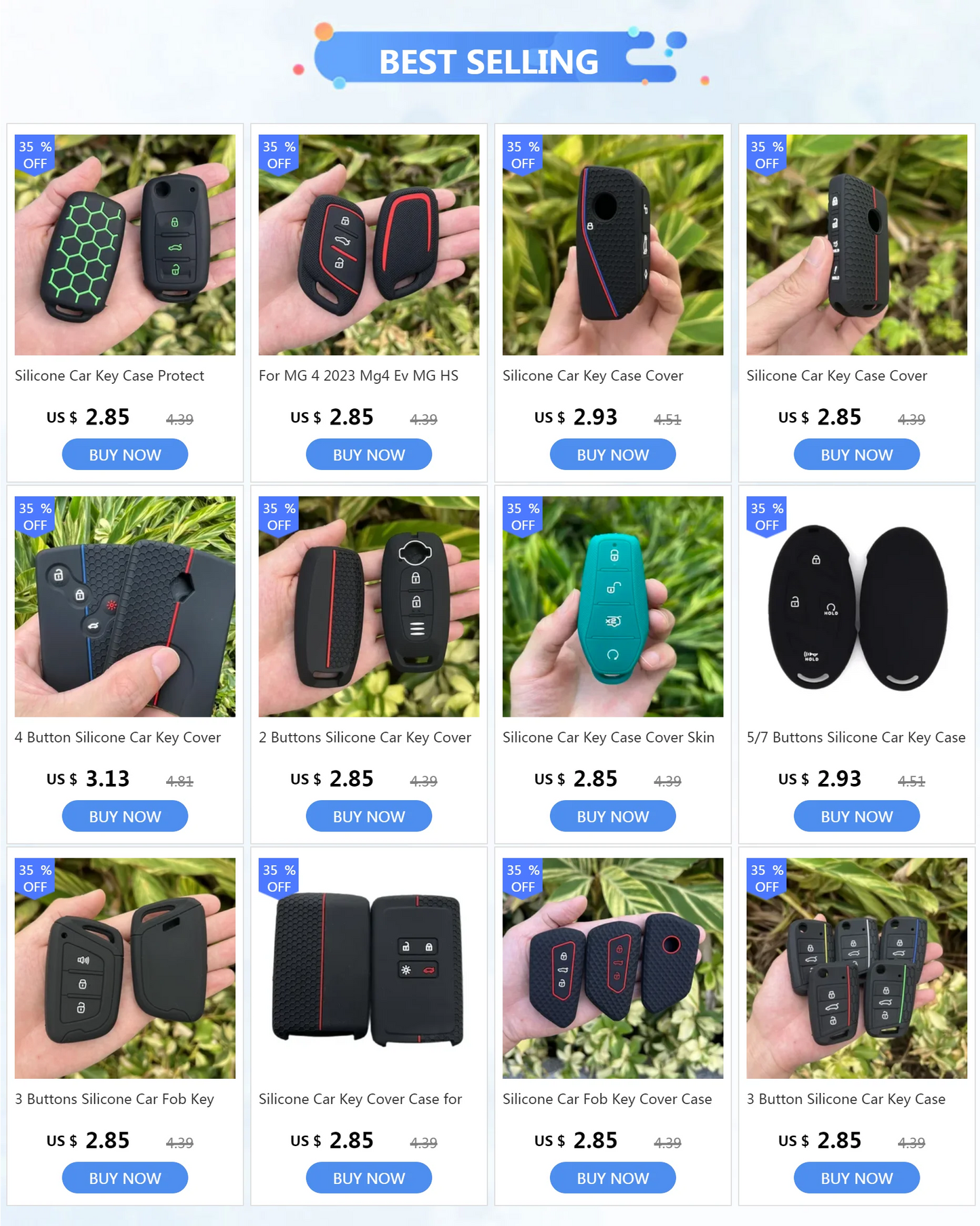 2 Buttons Silicone Car Key Cover Skin Protector Case Bag for Nissan X-trail T33 Qashqai J12 Teana 2022 2023 Keychain Accessories