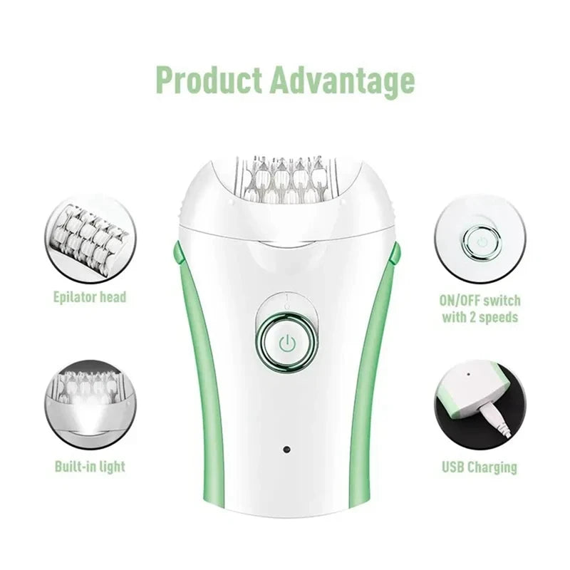 Portable Electric Body Shaver Rechargeable Hair Removal Appliances For Women Full Body