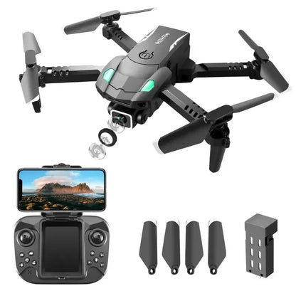 New S128 Mini Drone 4K Professional HD Camera switching Three Obstacle Avoidance Air Pressure Fixed Height Foldable Quadcopter