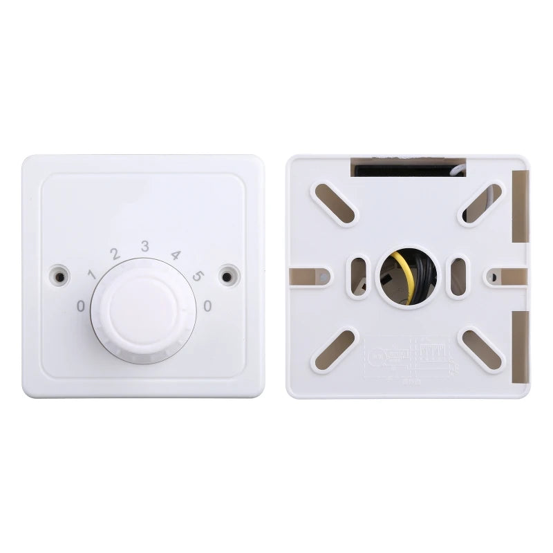 Universal Surface Mounted Ceiling Fan Speed Controller Fan Speed Control Five-speed Electric Fan Square A6HB