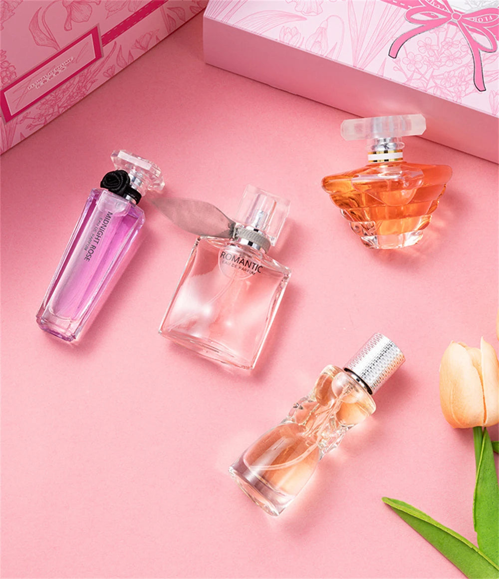 Brand 105ml Perfume Women Luxury Gift Box 4pcs Set Eau De Parfum Lasting Fragrance Perfumes Mujer Originales Floral Scent Spray