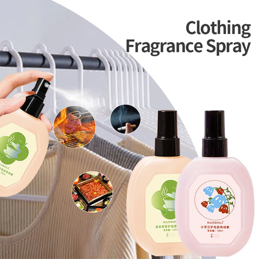 Clothes Perfume Spray Men Women Wardrobe Closet Deodorant Mite Remover Scent Long Last Clothing Fresh Fragrance Freshener 120Ml