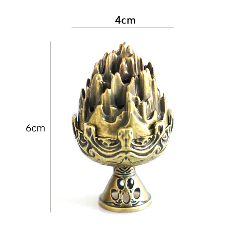 Mini Boshan Pan Incense Burner DIY Household Indoor Tower Incense Burner Zen Incense Burner Tea Ceremony Decoration Ornaments