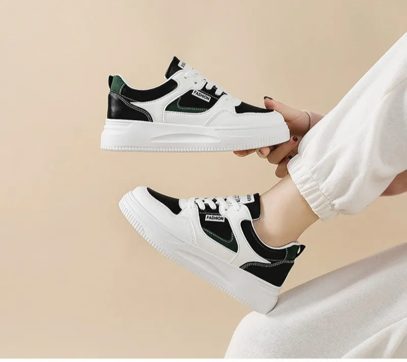 2024 Fashion Women Casual Platform Shoes Luxury Brand No-slip Comfortable Sneakers Skateboard Shoe Large Size35-44 Zapatos Mujer