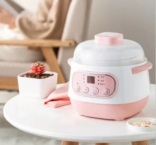 110V Appliances Electric Stewpot Porridge Soup Pot Ceramic Electric Stew Pot Household Automatic Intelligent Small Stew Pot