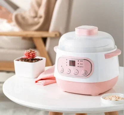 110V Appliances Electric Stewpot Porridge Soup Pot Ceramic Electric Stew Pot Household Automatic Intelligent Small Stew Pot