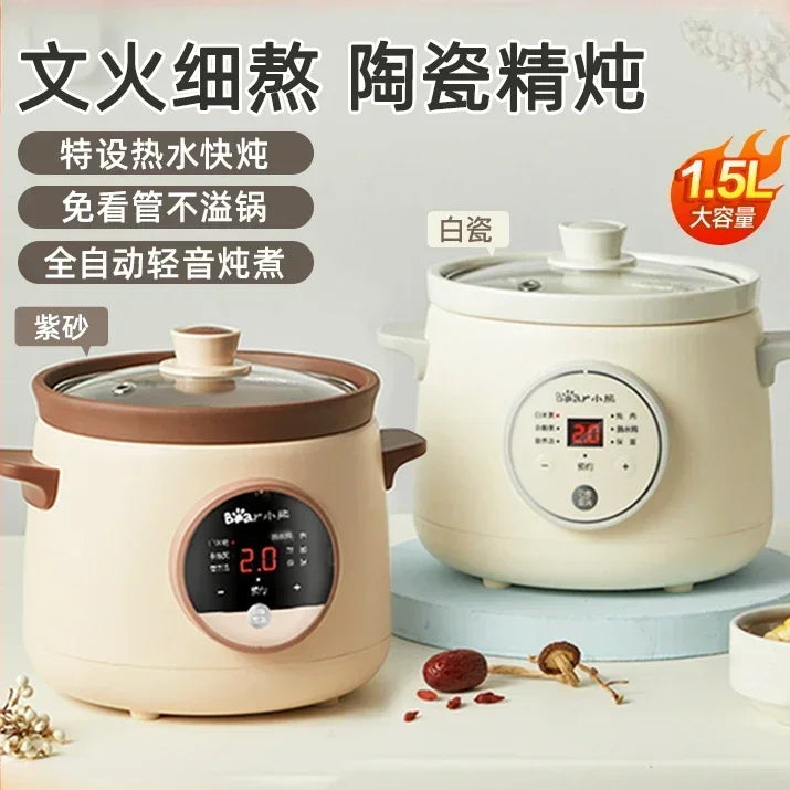 Premium Household Stew Pot - Small yet Mighty, Purple Sand Delight for Perfect Porridge & Soup home appliance