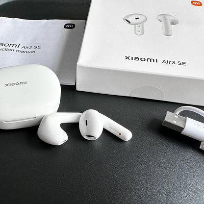 MIJIA Xiaomi Air3 SE White Fashion Bluetooth Earphones Chinese Version Ture Wireless Headset with Mic Touch Control Good Sound