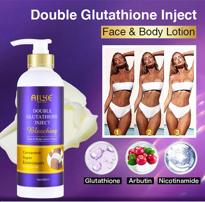 AILKE Super Bleaching And Dark Spot Remove Body Lotion Suitable For Face And Body Women Whitening Moisturizing Skin Care Cream