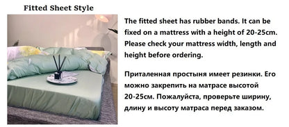 Soft Silky Skin Friendl natural Eucalyptus Fiber Lyocell Bedding Set Forest Plants Leopard Duvet Cover Set Bed Sheet Pillowcases