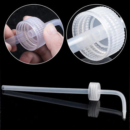 250/500/1000ml Clean False Eyelashes Elbow Pot Squeeze Bottle Washing Bottle Laboratory Measuring Bottle Supply With Scale