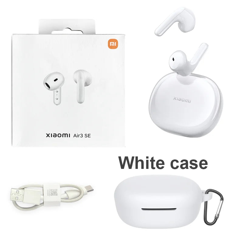 MIJIA Xiaomi Air3 SE White Fashion Bluetooth Earphones Chinese Version Ture Wireless Headset with Mic Touch Control Good Sound