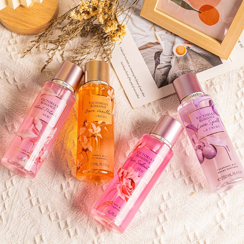 Flower Fruit Perfume Vanilla Fragrance Women Body Spray Date Scent Long-Lasting Parfume Body Spray Floral Mist Air Freshener