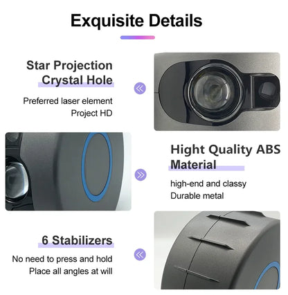 Jinashu Star and Galaxies Projector,Tuya Wifi Galaxy  Night Projector Starry Sky,LED Galaxy Projector,Lamp Alexa Google Home