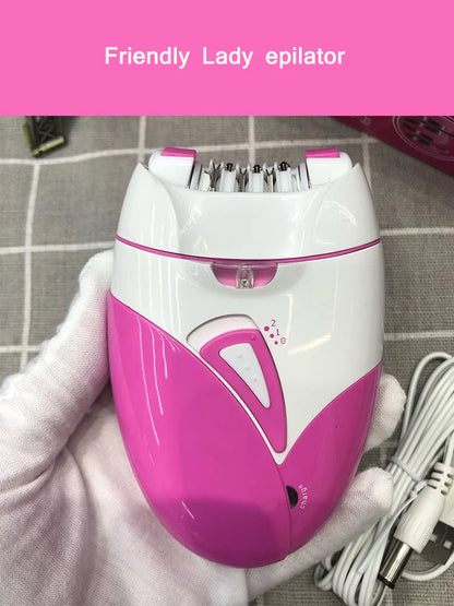 Portable Electric Women Shaver USB Charging Female Hair Remover Painless Roll Blades Razor Bikini Armpit Private  Lady Epilator