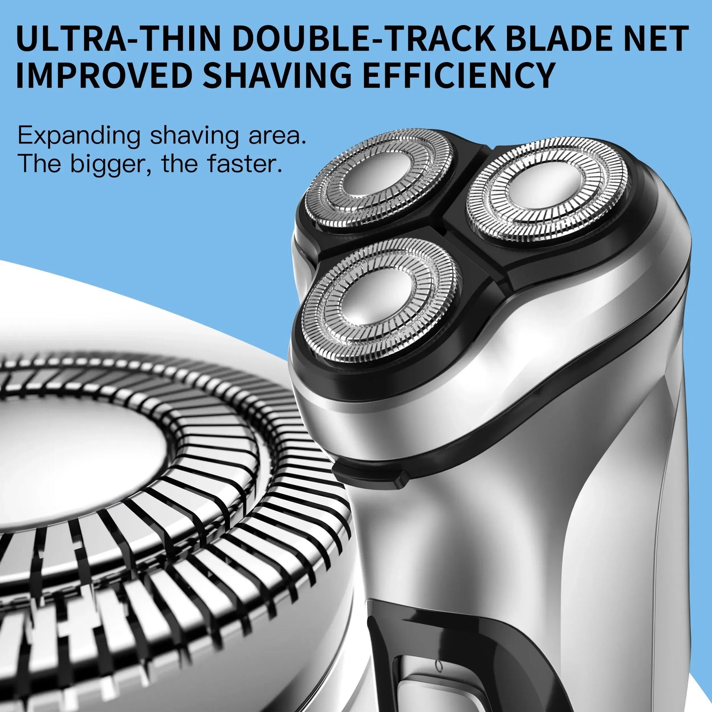 Youpin ENCHEN Blackstone Electrical Rotary Shaver For Men 3D Floating Blade Washable Type-C USB Rechargeable Shaving Smart Beard