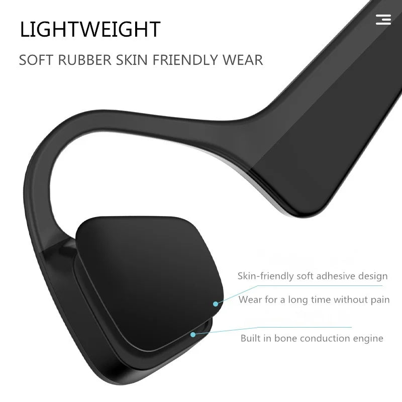 سماعات أذن رياضية لاسلكية من Xiaomi Mijia Bone Conduction متوافقة مع البلوتوث TWS بدون استخدام اليدين مع ميكروفون للجري