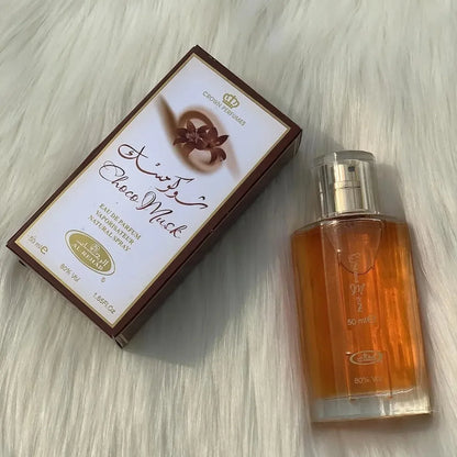 Hot Sales Al-Rehab Choco Musk Eau de Parfum Spray for Women 50ml Arabian Dubai Perfume Cologne Fragrance Luxury Crown Perfumes