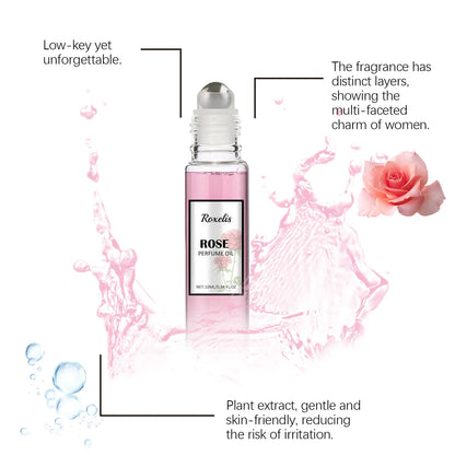 Pheromone Perfume Ball Floral Scent Charming Dating Atmosphere Natural Fresh Rose Jasmine Fragrance Perfume For Elegant Ladies