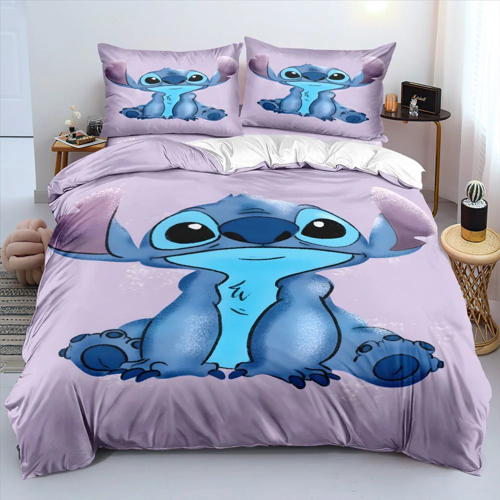 Lilo & Stitch Animation Stitch Bedding Set 3D Home Textile Pillowcase Quilt Cover Bedding The Best Gift Bedroom Decor