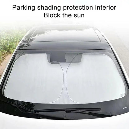 For Tesla Model 3/ Y Car Windshield Sun Shade Cover Auto Front Window Sunscreen Protector Sunshade Visors For Tesla Interior