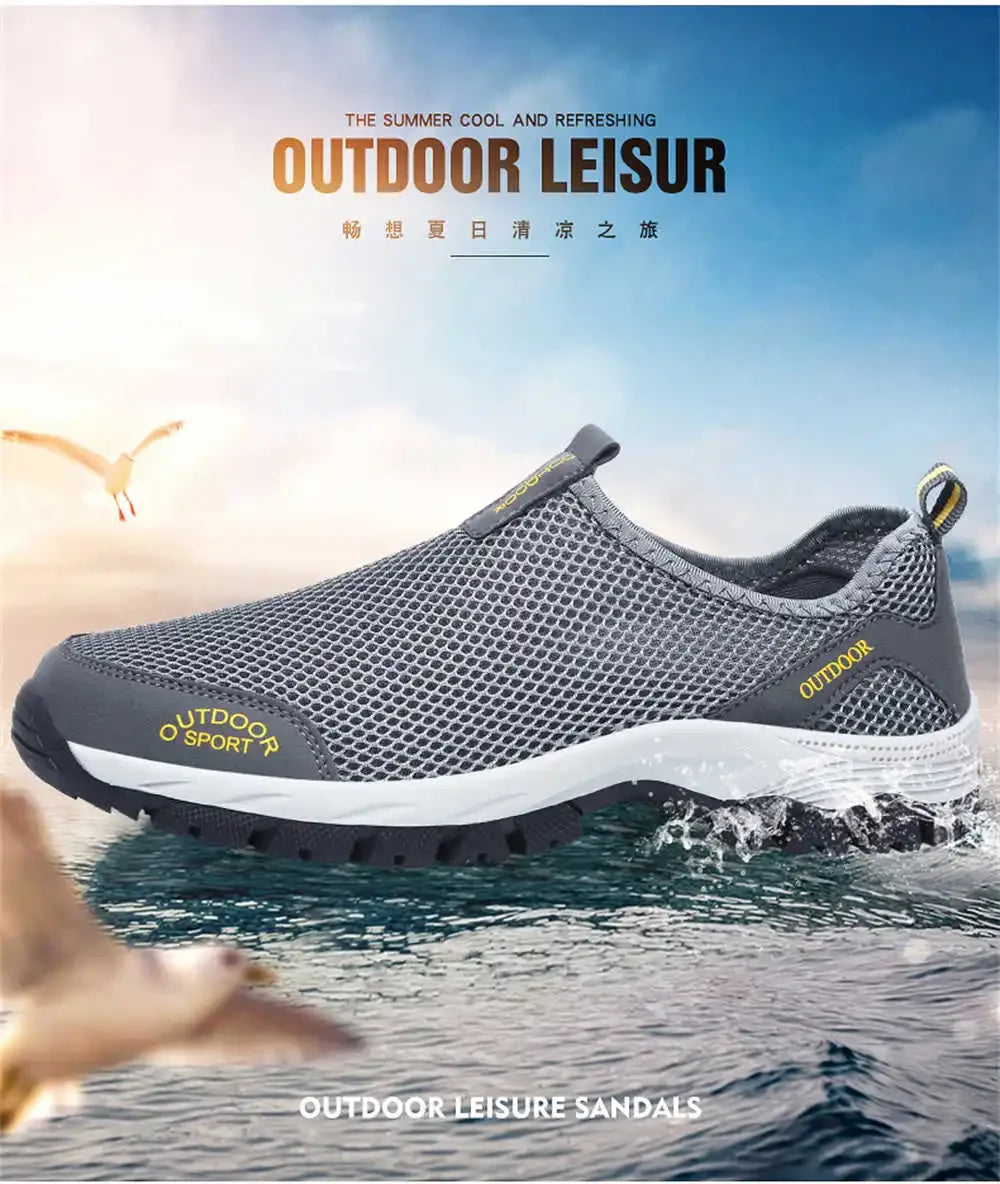 Openwork Net Men's Sneakers Casual Outdoor Boots Man Summer Shoes Men Sports Model Importers Trending Products Brands