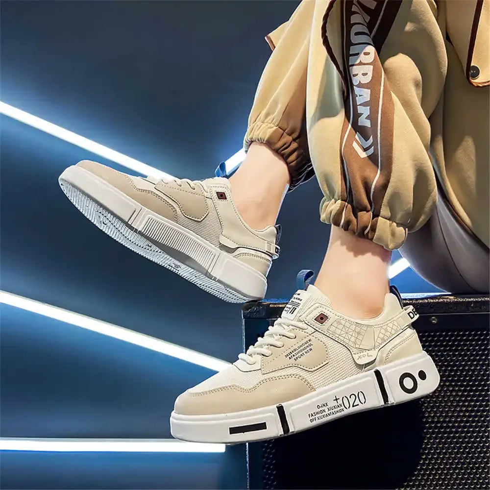 Spring-autumn Tied Sports Entertainment Casual Autumn Men's Shoes Sneakers Man Size 46 High Grade Shows Trnis Tenni