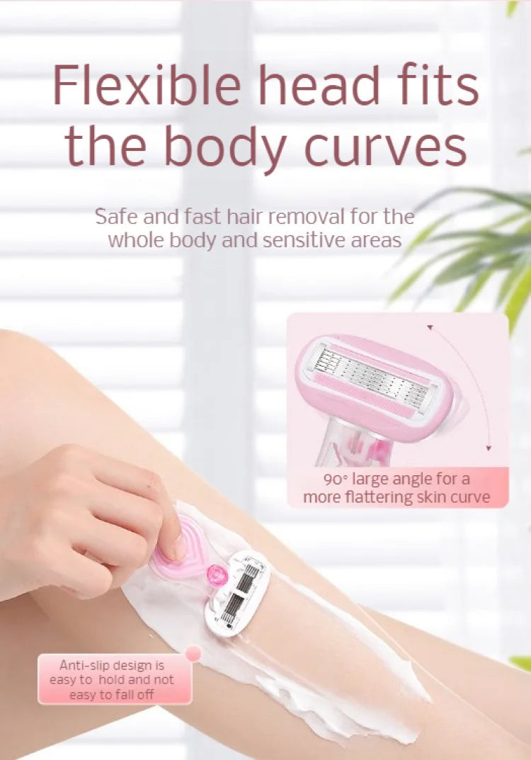 Epilator shaver ladies manual armpit hair razor private leg hair remover shaver