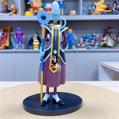 2PCS Dragon Ball Z Beerus Birusu Champa Whis Figure Super God of Destruction Pvc Figurine Collection Model Toys for Children Gif