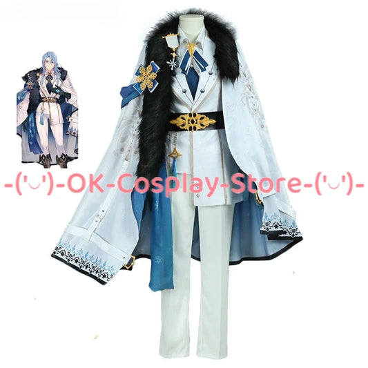 Game Nu Carnival Edmond Cosplay Costumes Anime Clothing Fancy Party Suit With Cloak  Halloween Carnival Uniforms Custom Made