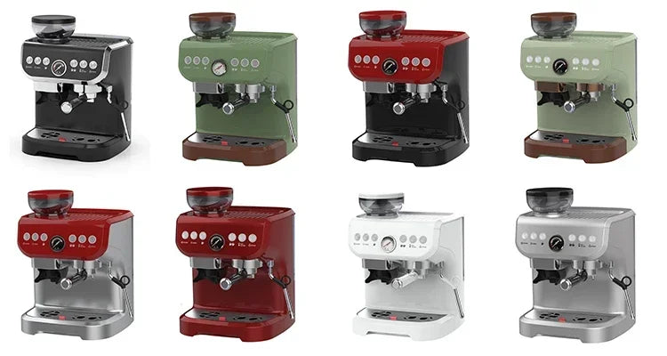 Foshan Home Appliances Cafe Machine Expresso Coffee 3 in 1 Machine Coffee Machine Maker with Milk Dispenser