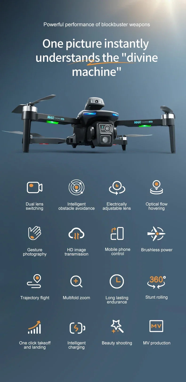 2024 New Drone XT-606 Max 2.4G Dual Servo Optical Flow Brushless Folding 6k HD Dual Camera FPV드론 Professional Aerial Dron Toy