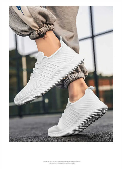 Knit Non-slip Sole Shoes Man 2024 Casual Men Summer Sneakers For Children Sports Basctt Tenids Life Suppliers The Most Sold