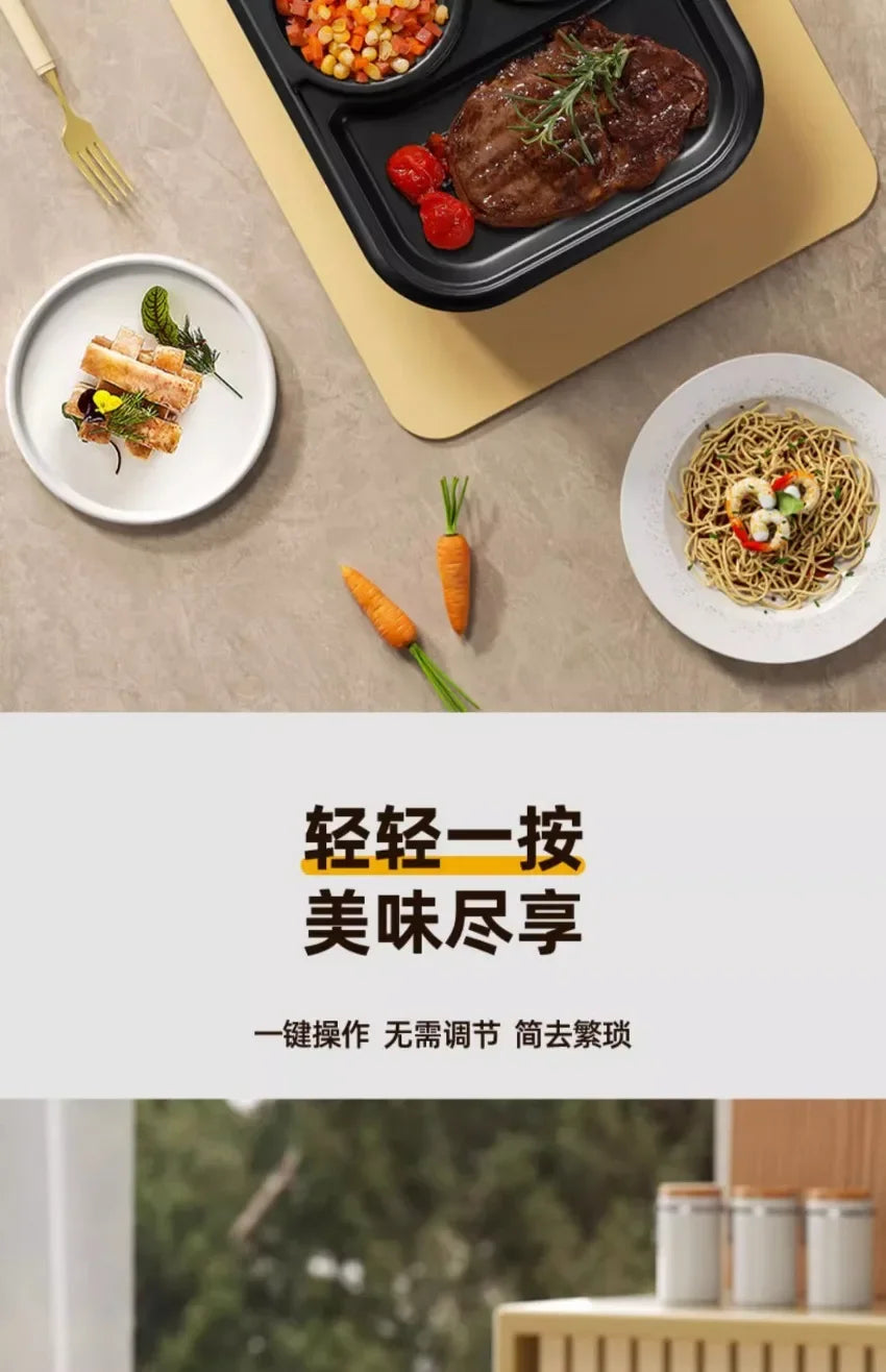 Hamburger steak machine non-stick frying pan fried eggs household breakfast electric grill pan household  cooking pot