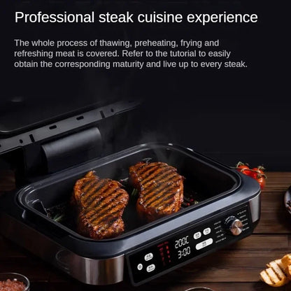 Steak Grill Machine Automatic High Temperature Oven Multi-functional Cooking Pot Kitchen Appliances Электрогриль شوايات كهربائية