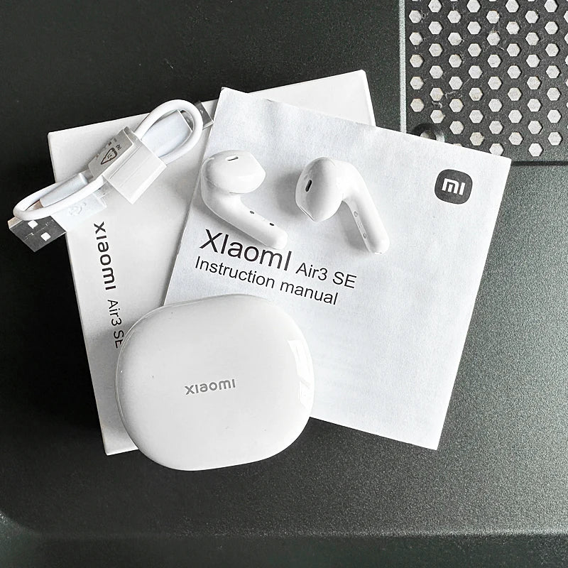 MIJIA Xiaomi Air3 SE White Fashion Bluetooth Earphones Chinese Version Ture Wireless Headset with Mic Touch Control Good Sound